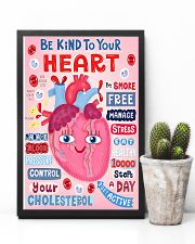 Be Kind To Your Heart Cardiologist 11x17 Poster lifestyle-poster-8