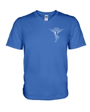 Chiropractor Flag V-Neck T-Shirt thumbnail
