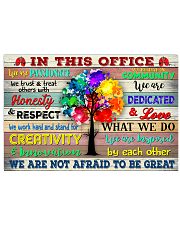 RT In This Office We Are Not Afraid To Be Great 17x11 Poster front