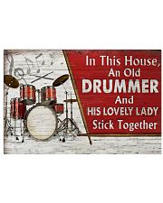 Drums In This Old Drummer House 17x11 Poster front