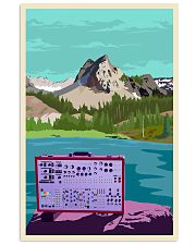 Synthesizer And Mountain Art Print 11x17 Poster front