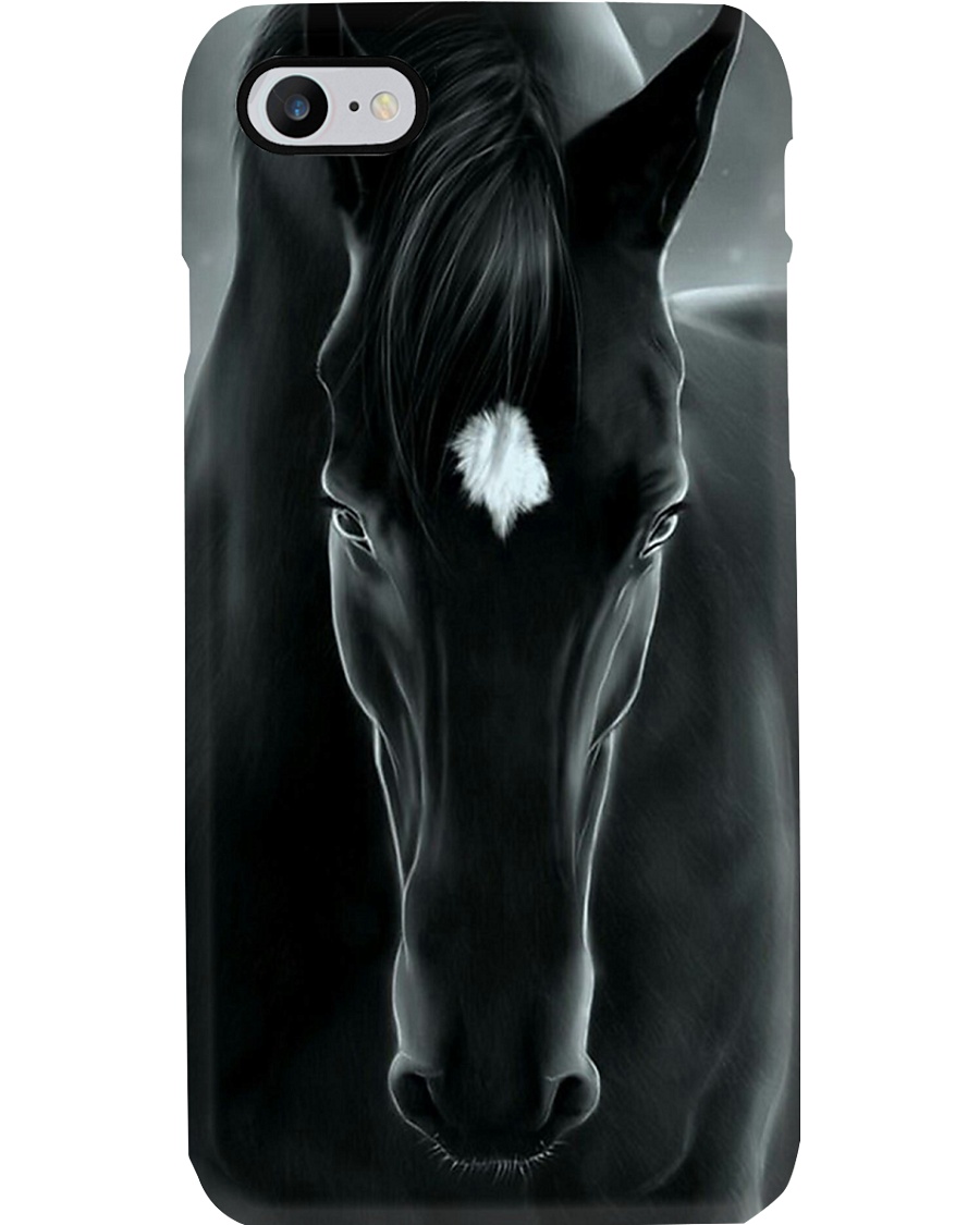 Horse Girl Black Horse Phone Case
