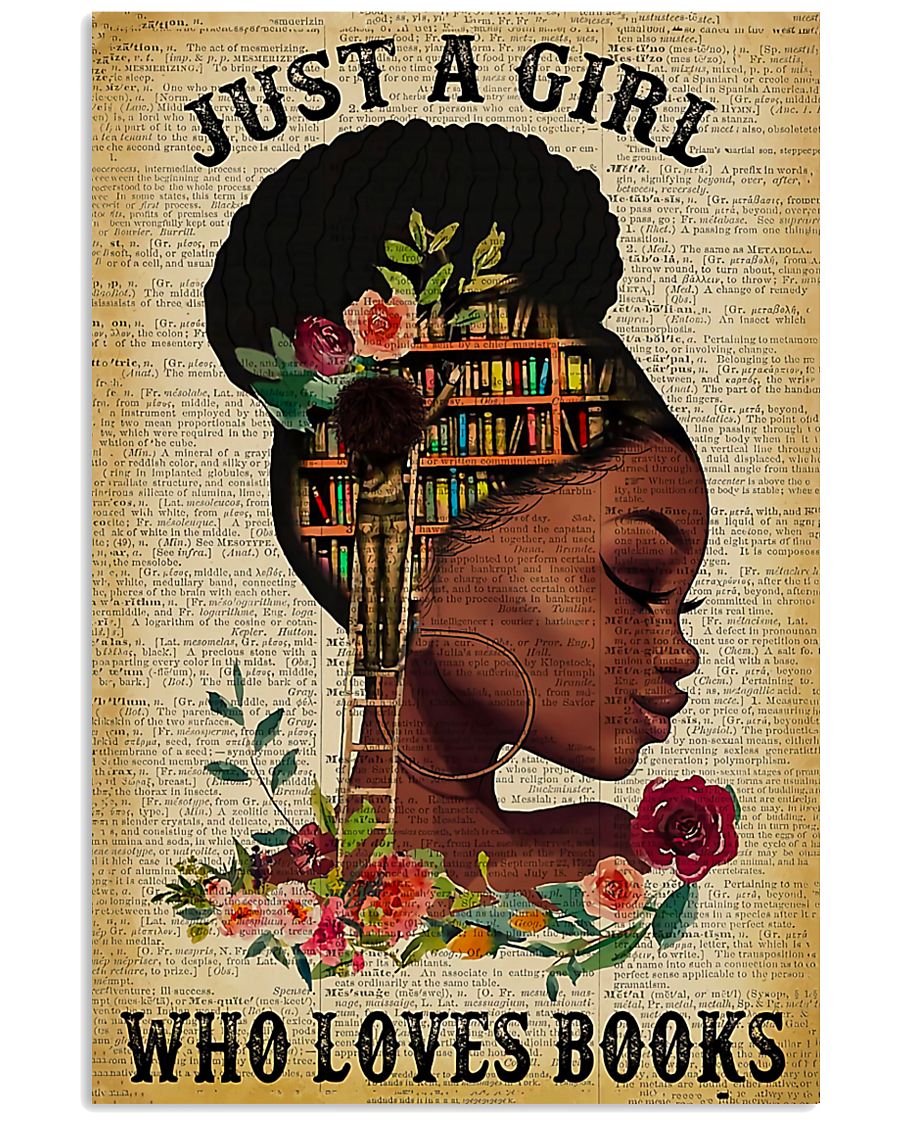 Book Just A Girl Who Loves Books 11x17 Poster