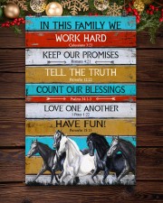 Horse Girl In This Family We Work Hard 11x17 Poster aos-poster-portrait-11x17-lifestyle-22