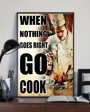 Chef When Nothing Goes Right Go Cook 11x17 Poster lifestyle-poster-2