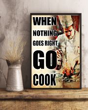 Chef When Nothing Goes Right Go Cook 11x17 Poster lifestyle-poster-3