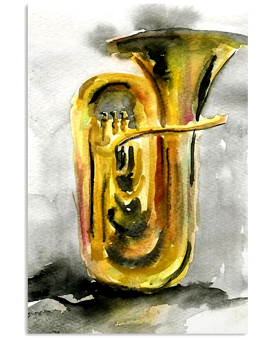Tubist Tuba Watercolor 11x17 Poster