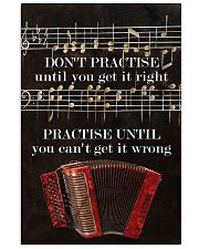 Accordionist You can't get it wrong 11x17 Poster front