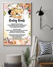 Massage Therapist Healing Hands Poster 11x17 Poster lifestyle-poster-1