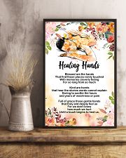 Massage Therapist Healing Hands Poster 11x17 Poster lifestyle-poster-3