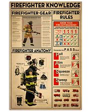 Firefighter Knowledge 11x17 Poster front