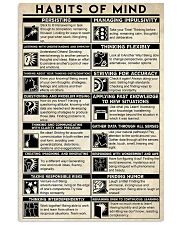 Social Worker Habits Of Mind 11x17 Poster front
