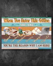 Social Worker You're The Reason 17x11 Poster aos-poster-landscape-17x11-lifestyle-12