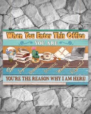 Social Worker You're The Reason 17x11 Poster aos-poster-landscape-17x11-lifestyle-13