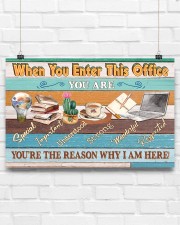 Social Worker You're The Reason 17x11 Poster aos-poster-landscape-17x11-lifestyle-17