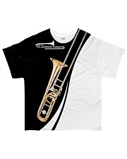 Trombonist Trombone Black And White All-over T-Shirt front