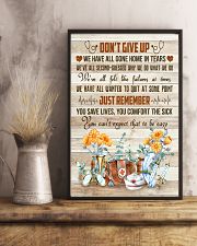 Nurses Don't Give Up Just Remember 11x17 Poster lifestyle-poster-3