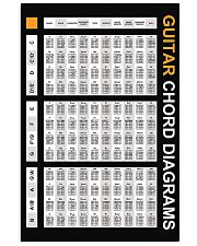 Guitar Chord Diagrams 11x17 Poster front