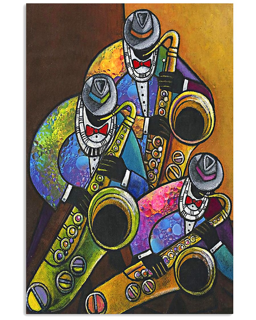 The Saxophone Men Art 11x17 Poster