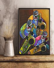 The Saxophone Men Art 11x17 Poster lifestyle-poster-3
