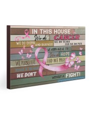 Breast Cancer In This House We Do 30x20 Gallery Wrapped Canvas Prints thumbnail