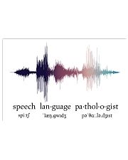 Speech Language Pathologist - Voice 17x11 Poster front