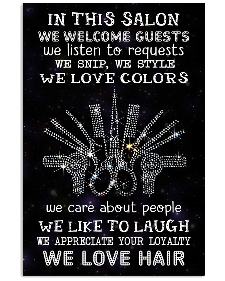 Hairstylist In This Salon 11x17 Poster