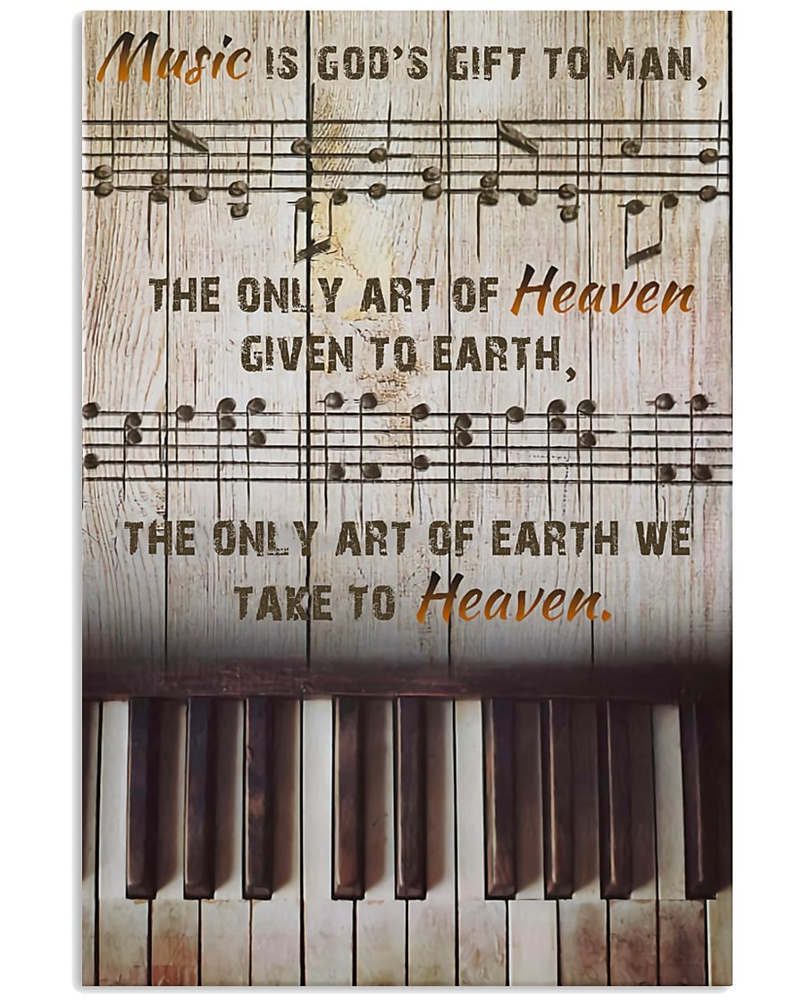 Pianist Music Is God's Gift To Man 11x17 Poster