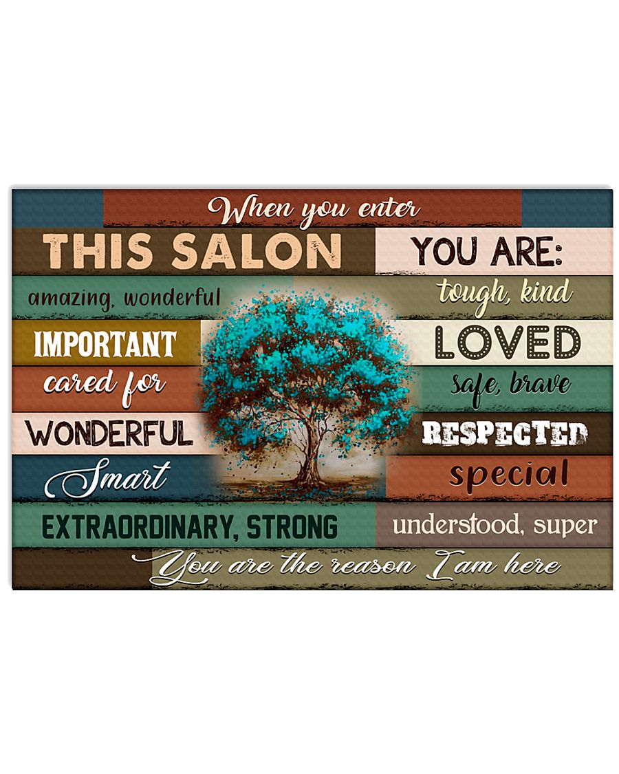 This Salon Of Hairdresser 17x11 Poster