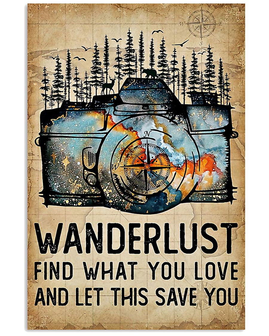 Photographer Wanderlust 11x17 Poster