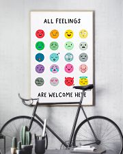 Social Worker All Feelings Are Welcome Here 11x17 Poster lifestyle-poster-7