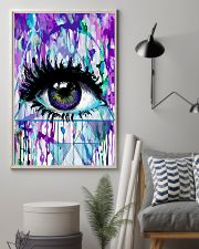Art Purple Eye Optometrist 11x17 Poster lifestyle-poster-1