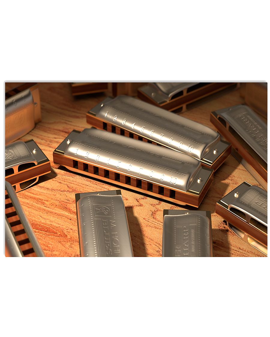 Many Art Harmonicas 17x11 Poster