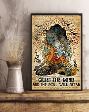 Yoga Quiet the mind and the soul will speak 11x17 Poster lifestyle-poster-3