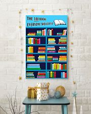 Librarian The 100 Books 11x17 Poster lifestyle-holiday-poster-3