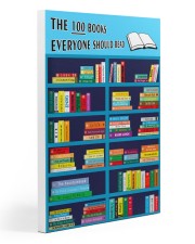 Librarian The 100 Books 20x30 Gallery Wrapped Canvas Prints thumbnail