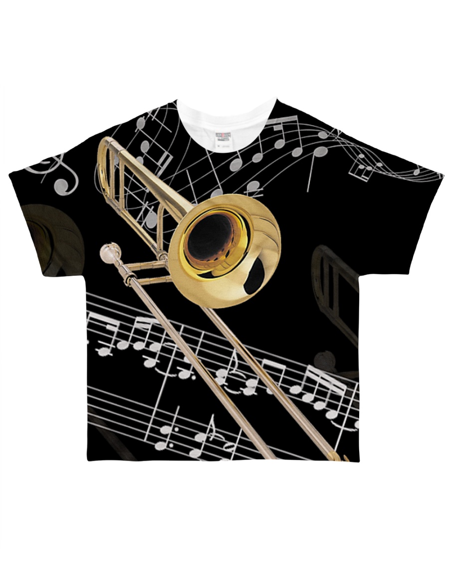 Trombonist Beautiful Trombone All-over T-Shirt