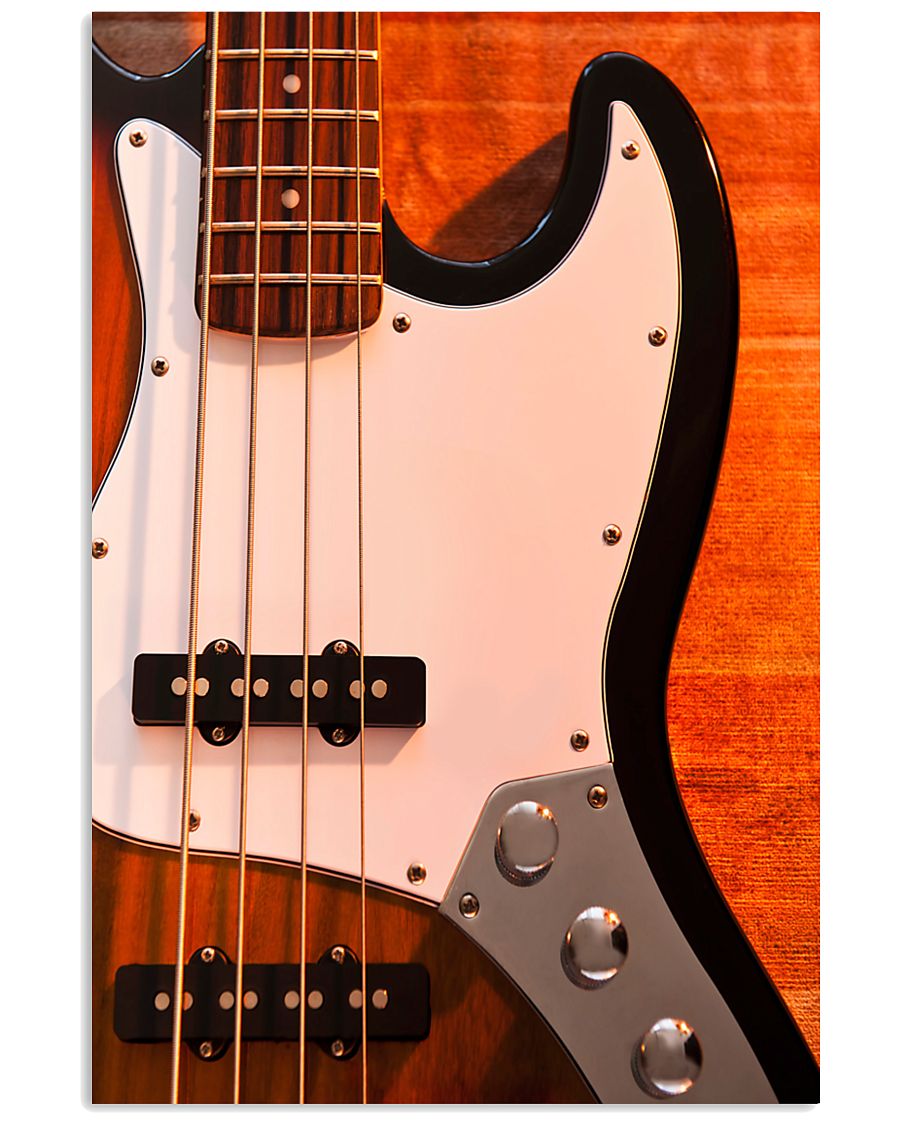 Bass Guitar 4 Strings 11x17 Poster