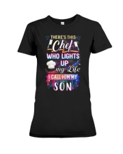 Chef I call him my son Premium Fit Ladies Tee thumbnail