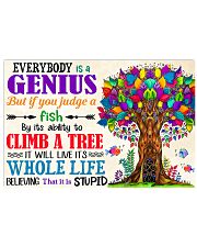 Everybody Is A Genius Teacher 17x11 Poster front