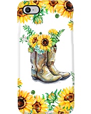 Farmer Sunflower Boots Phone Case i-phone-7-case