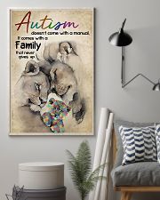 Autism comes with a family that never gives up 11x17 Poster lifestyle-poster-1