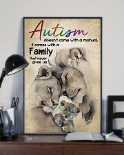 Autism comes with a family that never gives up 11x17 Poster lifestyle-poster-2