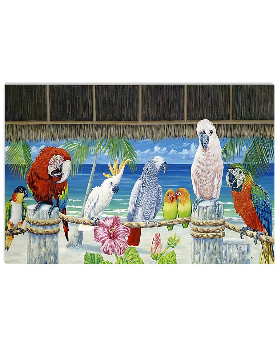 Parrot Paradise Poster 24x16 Poster