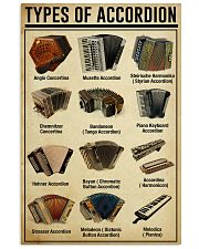 Accordionist Types of Accordion 11x17 Poster front