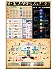 Yoga 7 Chakras Knowledge 11x17 Poster front