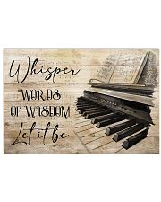 Piano Words Of Wisdom 17x11 Poster front