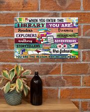 Librarian When You Enter This Library 17x11 Poster poster-landscape-17x11-lifestyle-23
