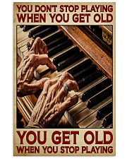Pianist You Get Old 11x17 Poster front