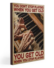 Pianist You Get Old 20x30 Gallery Wrapped Canvas Prints thumbnail